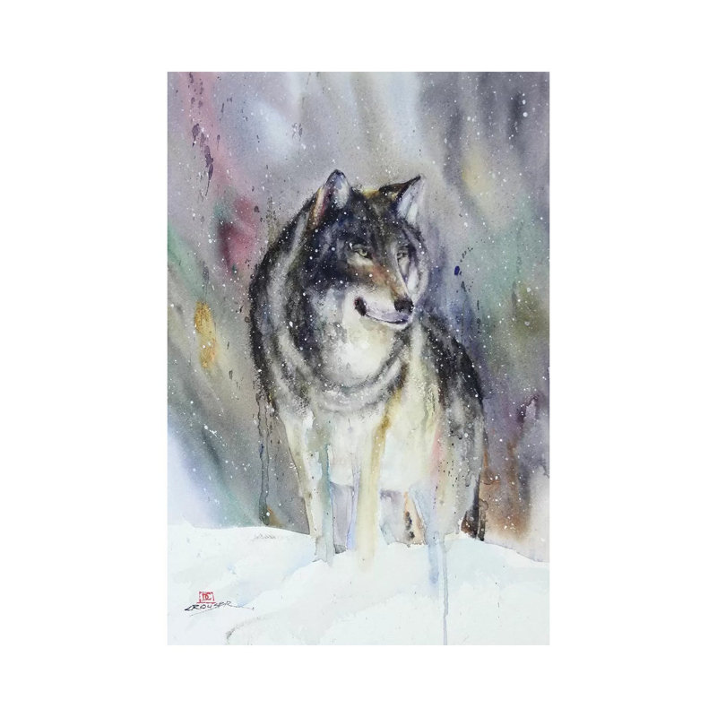 Alpha par Dean Crouser, reproduction d'art sur toile tendue, H 12 po x l 8 po x P 0,75 po