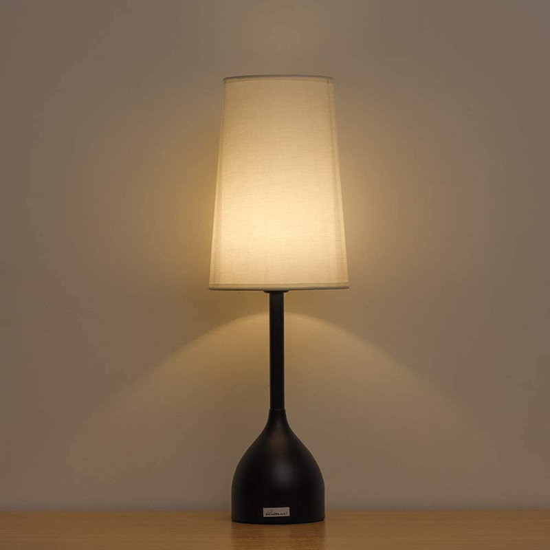 Lampe de table 22,5 po noire
