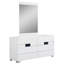  30 po superbe commode blanche ultrabrillante