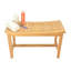 Spateak Grade-A Teak Wood Wina Shower Seat 30" Outdoor Patio Stool Bench