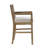 Wicker back bar stool