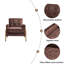 Fauteuil d'appoint capitonné-827589775