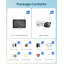 Système de caméra de sécurité 8CH 3MP WIFI avec moniteur et disque dur de 2 To, 8 projecteurs d'extérieur, conversation bidirectionnelle