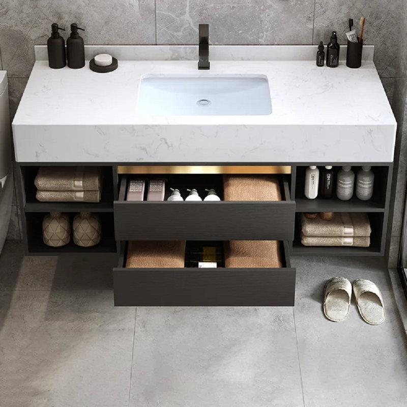 Meuble-lavabo simple avec plateau 39,4 po Kire