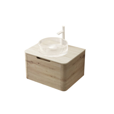 Meuble-lavabo moderne en contreplaqué courbé élégant Elegant