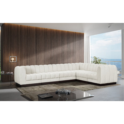 Canapé modulaire rembourré 6 pièces Quinn