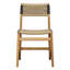 Lumen Teak Upholstered Dining Chair