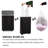 Fabric Rolling Laundry Hamper with Handles-1937876110
