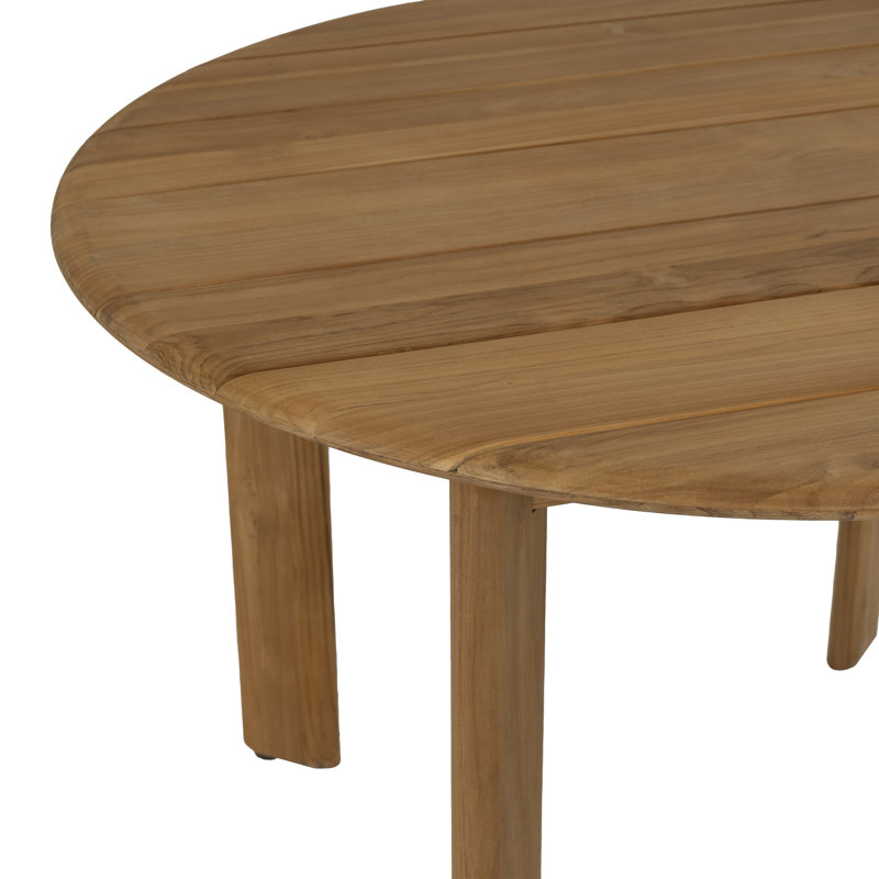 Leo Round Table Teak Wood