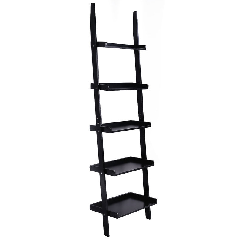 Luz Ladder Bookcase, Black