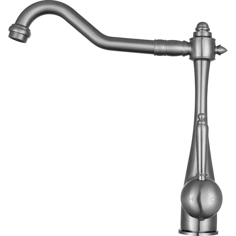 ANZZI Patriarch Series Pull Down Kitchen Faucet, Brushed Nickel