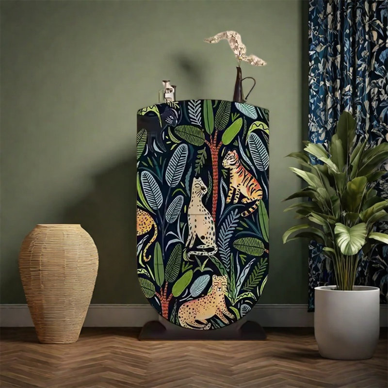 Armoire de rangement en bois de noyer avec tiroirs spacieux
