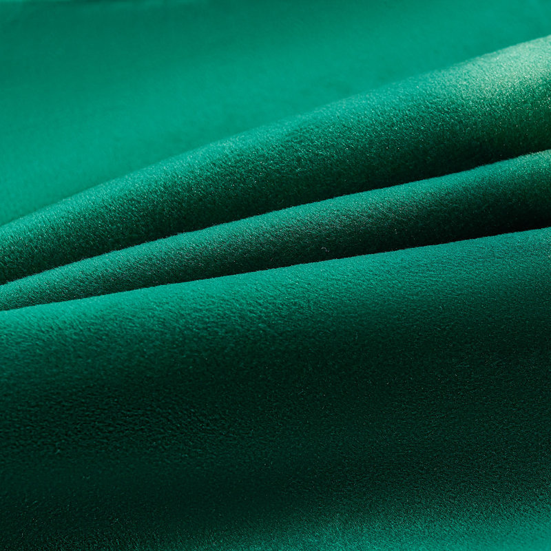 Velvet Room Darkening Curtain Panel Pair, 229cm Width x 183cm Drop, Dark Green