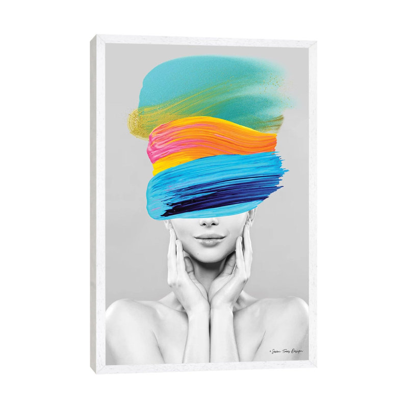 Beauty In Colors by Seven Trees Design - Gallery-Wrapped Canvas Giclée on Canvas, White Framed, 66.04 cm H x 45.72 cm W