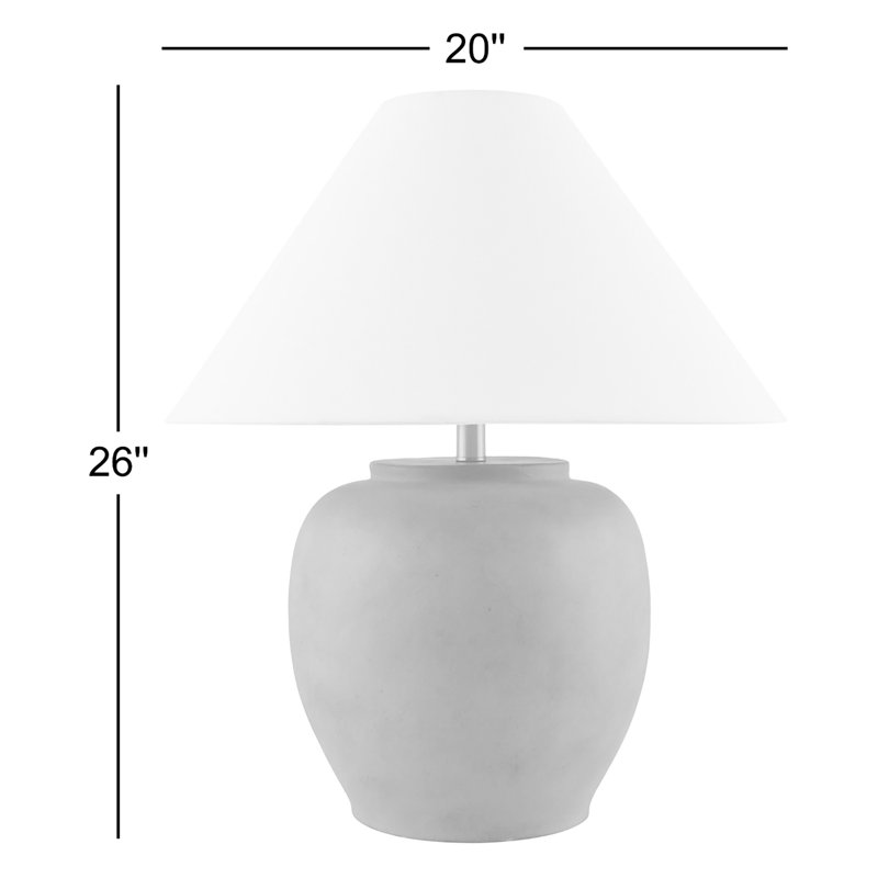 Lampe de table Kiku, Blé, Gris anthracite