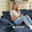 107.8'' Modular Sectional Sofa For Living Room, Cloud Couch Sectional With USB, Movable Ottoman-2138206590