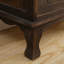 Armoire d'appoint en bois manufacturé brun foncé