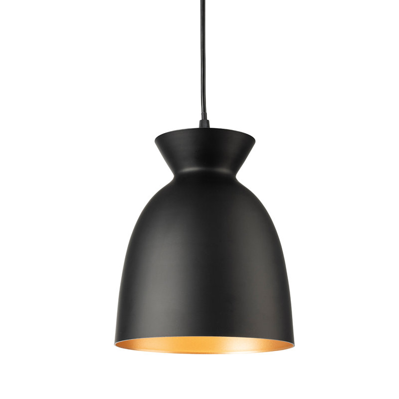 1 - Light Dome Pendant, Black