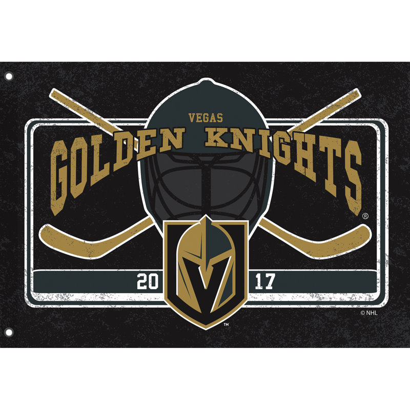 Lin 2 côtés 36 x 52 po nhl drapeau maison, Vegas Golden Nights