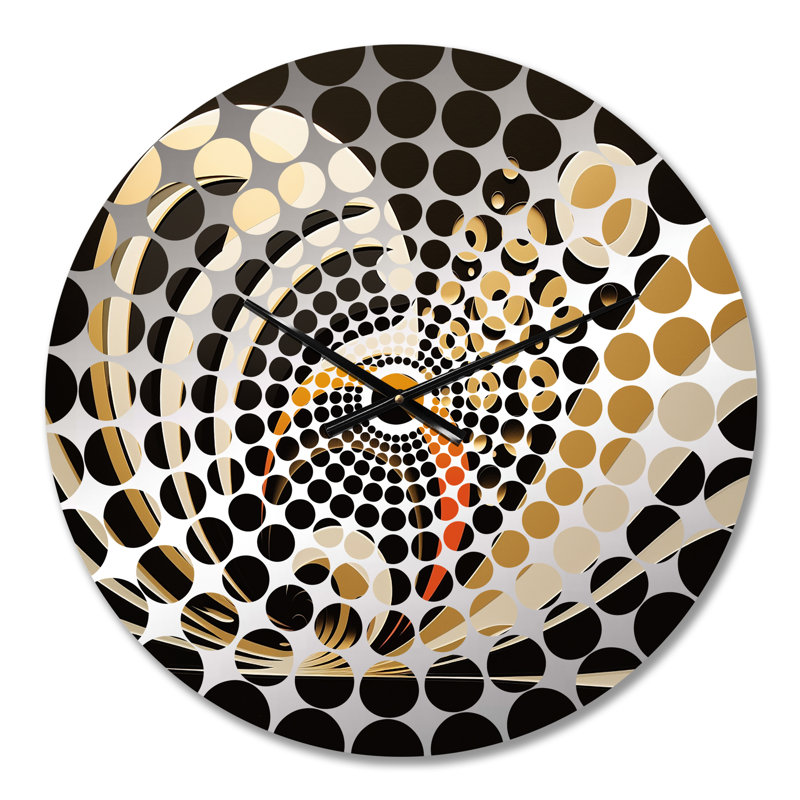 Servando - Horloge murale géométrique abstraite, Petit