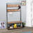 40 " Wide Hall Tree with Shoe Storage and Shelves-853456793
