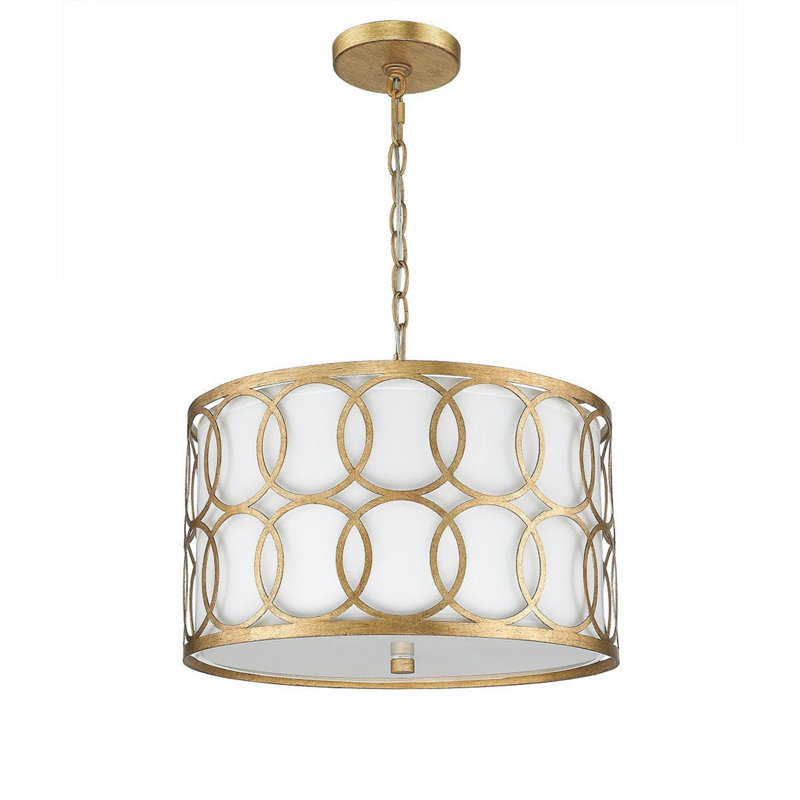 Luminaire suspendu tambour 3 lumières