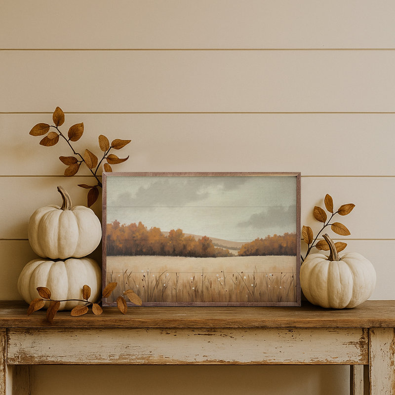 Autumn's's Quiet Hour, H 16 po x l 24 po