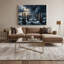 Art nautique sur toile gris