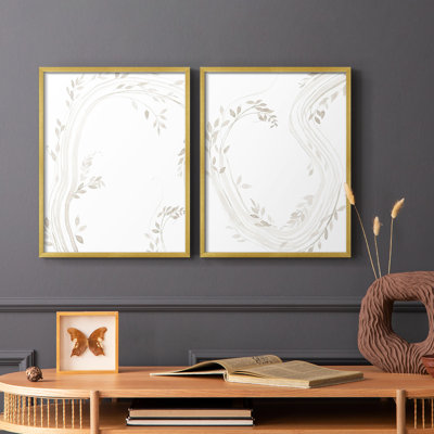 Light Vines I-Premium Framed Print -Ready to Hang - No Nails Required - No Nails Required