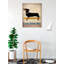 «Dachshund Longboard» par Ryan Fowler, reproduction d'art sur toile tendue-1957093564