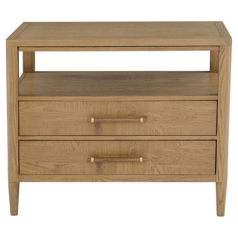 Maxwell 2 - Drawer Nightstand, Sunlit Oak
