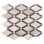 15" X 12" Marble Mosaic Wall Tile