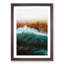 Beach in Santa Monica in Abstract - Framed Print-87666207-87666208