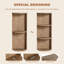 Meuble-lavabo de 48 pouces avec deux lavabos en céramique et tablettes de rangement