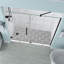 Porte de douche à charnière sans cadre 63 x 72 Belmore-38032865-30104053