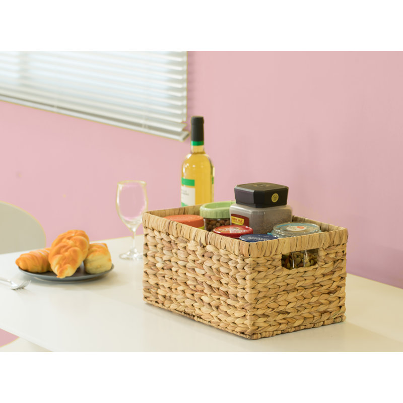 Highland Dunes Wicker/ Rattan Decorative Basket, Medium