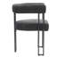 Chaise de salle à manger en tissu Contemporary, 4 pièces-1239920326