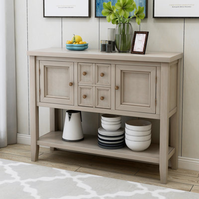 Cambridge Series Buffet Sideboard Console Table with Bottom Shelf -  Red Barrel Studio®, B2F1C079DD3A4B96A770C3E8F84B28E2
