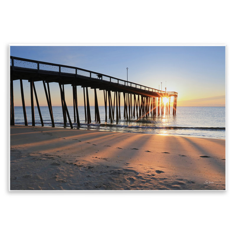 «Tall Sunlit Dock» par Lori Deiter, H 10 po x l 15 po