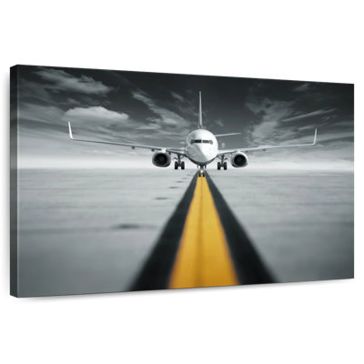 Mehar Airplane On Yellow Line