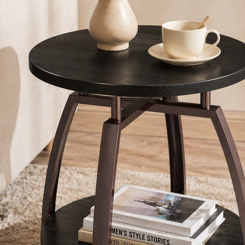 Ensemble de tables basses rondes 2 pièces Starrett