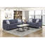Causeuse en tissu de chenille durable avec coussins décoratifs 1pc-304264875