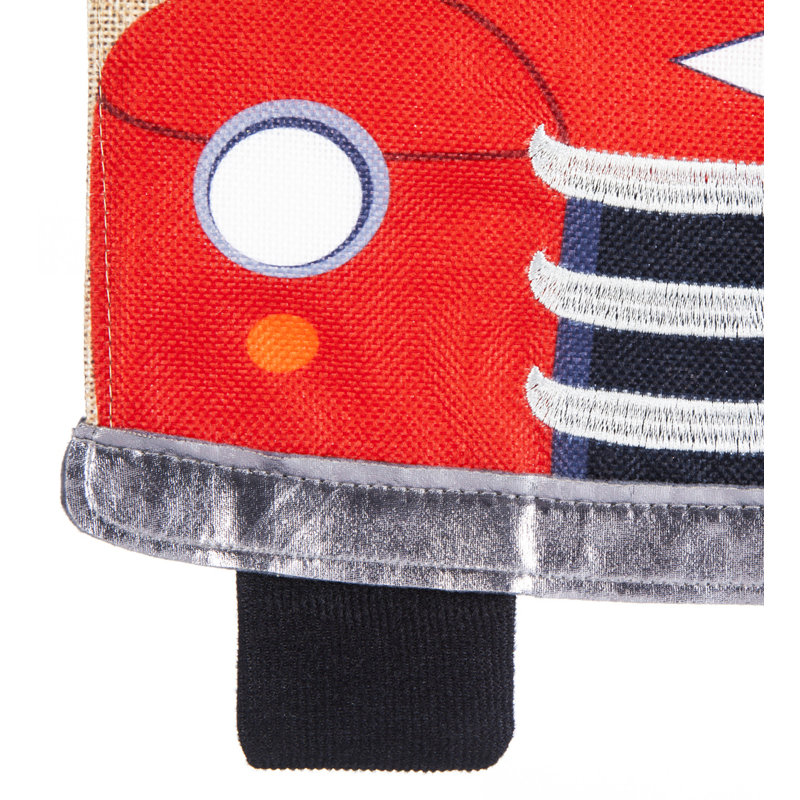 Drapeau de jardin camion en polyester 18 po x 13 po