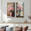 Bouquet de pivoines Country Bloom I - Collection de 2 panneaux de toiles florales