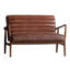 Cassidee 2 Seater Top Grain Leather Loveseat-27107829