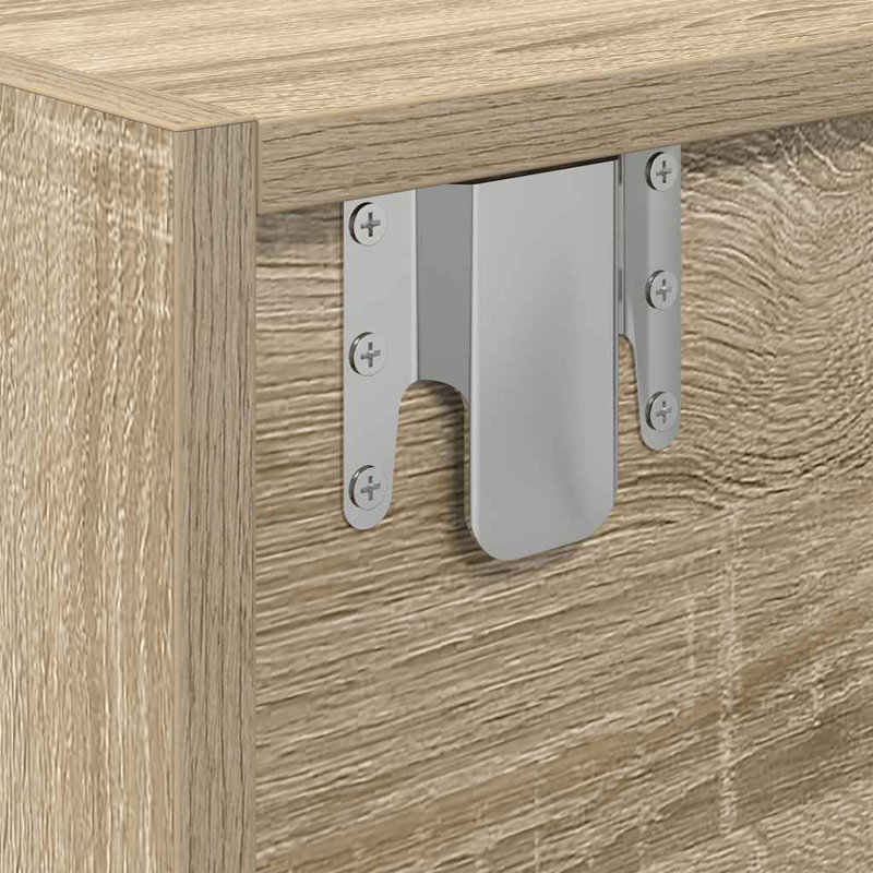 TV Cabinet 80X31x25.5 Cm Engineered Wood, Sonoma Oak, 60 cm