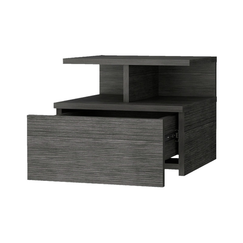 Table de chevet Khush, Gris