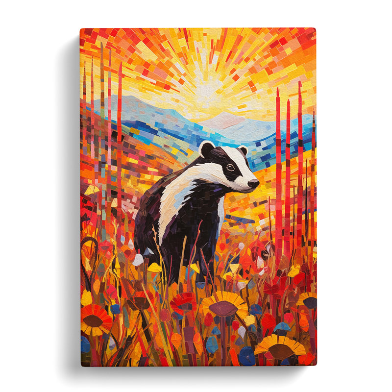 Badger Abstract No.2 - No Frame Print, 76cm H x 50cm W x 3cm D