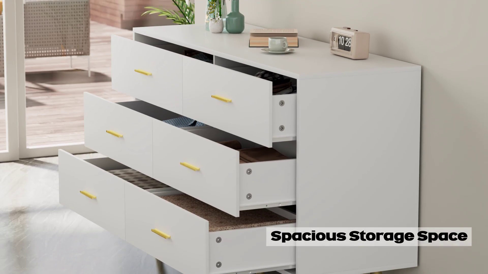 Mercer41 Kamily 6 Drawer 47.25