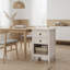 Table de chevet avec 2 tiroirs